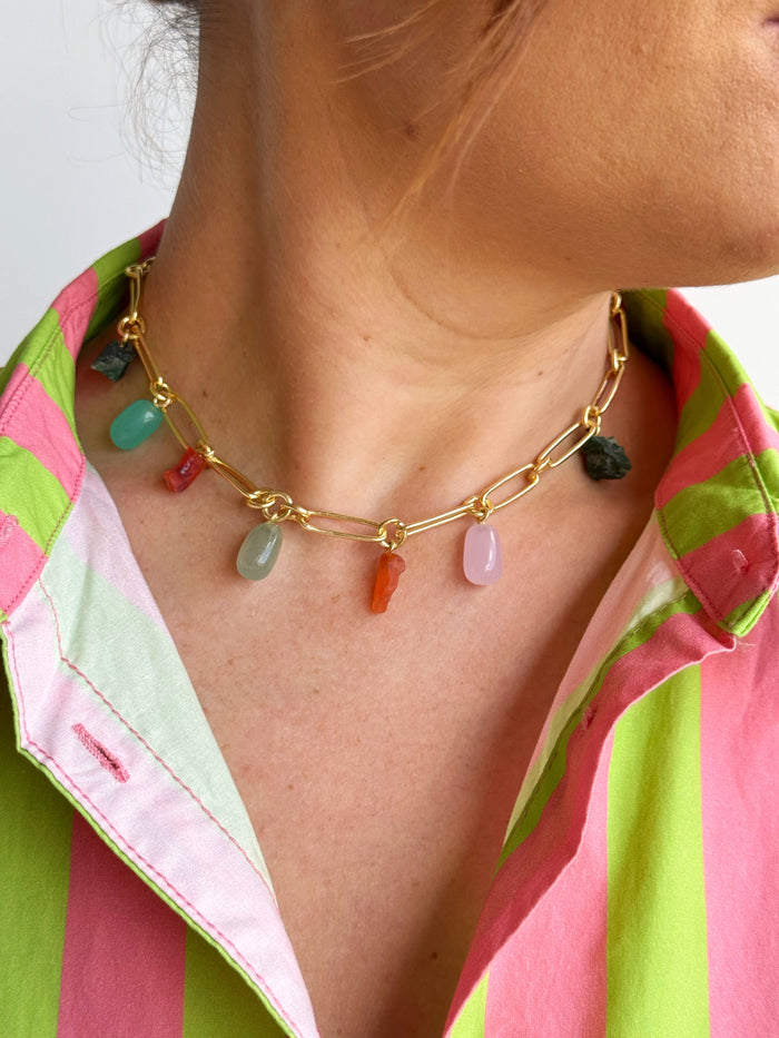 Lucinda Gemstone Necklace