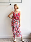 Lucky Me Luna Tie Front Skirt