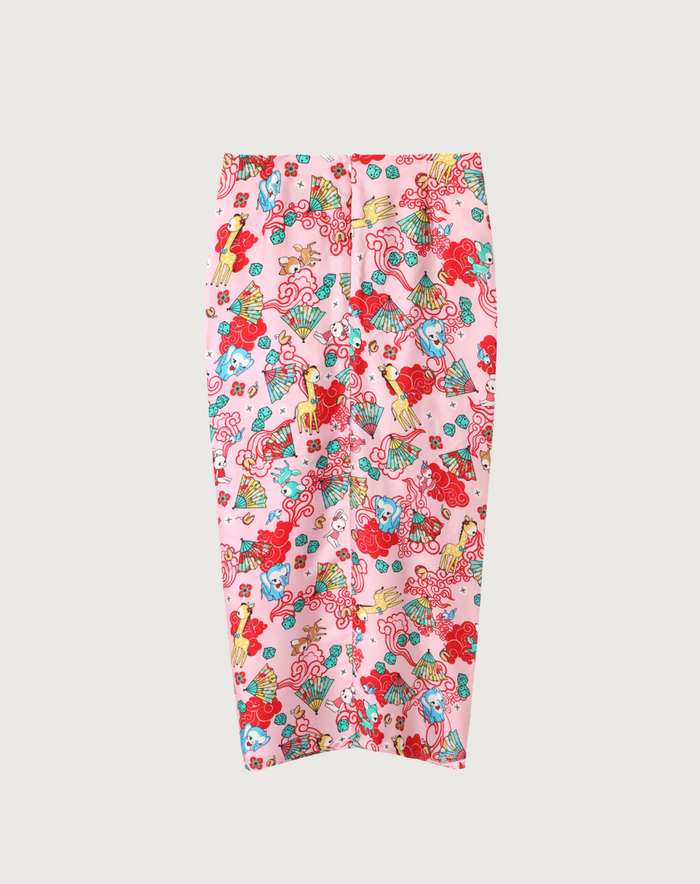 Lucky Me Luna Tie Front Skirt