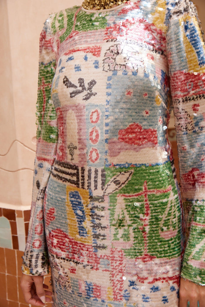 Lumira Sequin Gown