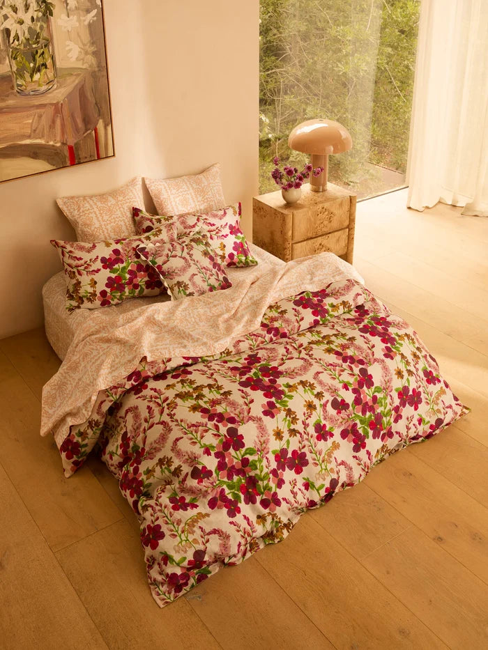 Lupin Multi Linen Quilt Cover