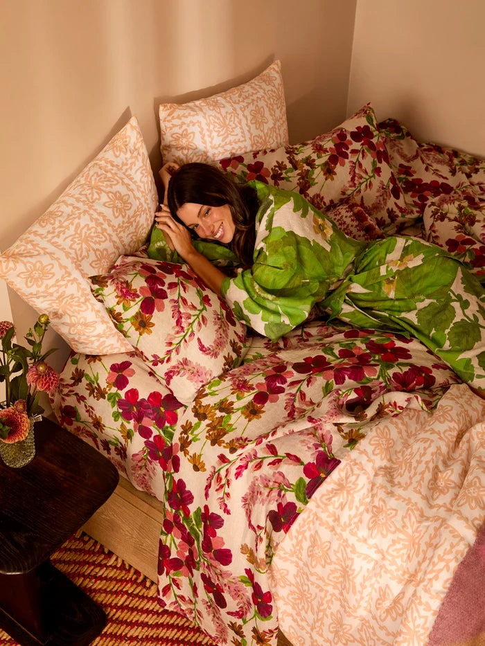 Lupin Multin Linen Flat Sheet