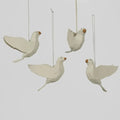 Mache Bird Of Peace Hanging Ornament