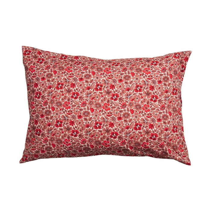 Magnolia Cotton Pillowcase Set - Poppy