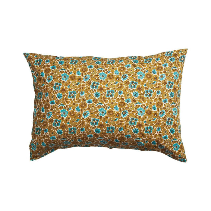 Magnolia Cotton Pillowcase Set - Turquoise