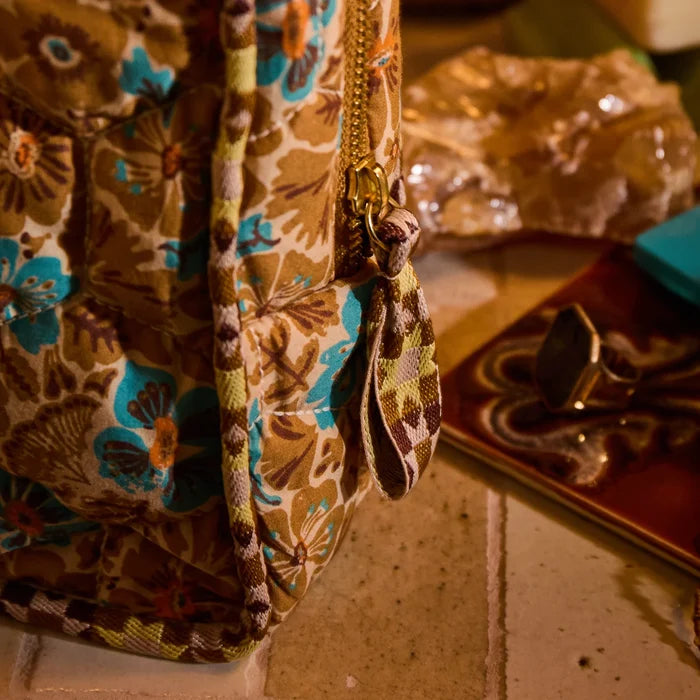Magnolia Vanity Bag - Turquoise