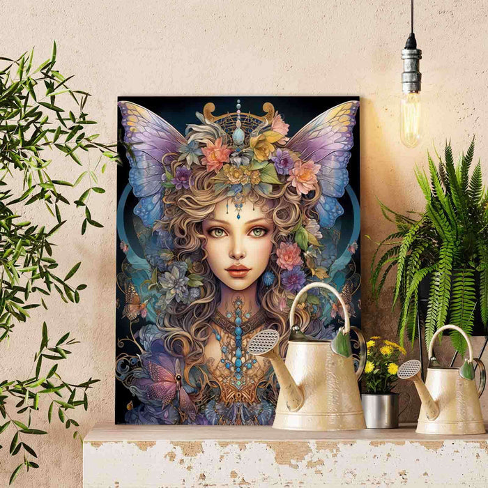 Majestic Butterfly Queen Paint by Numbers