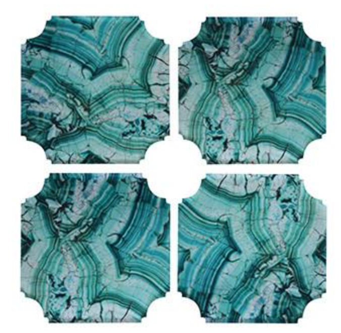 Malachite Coasters