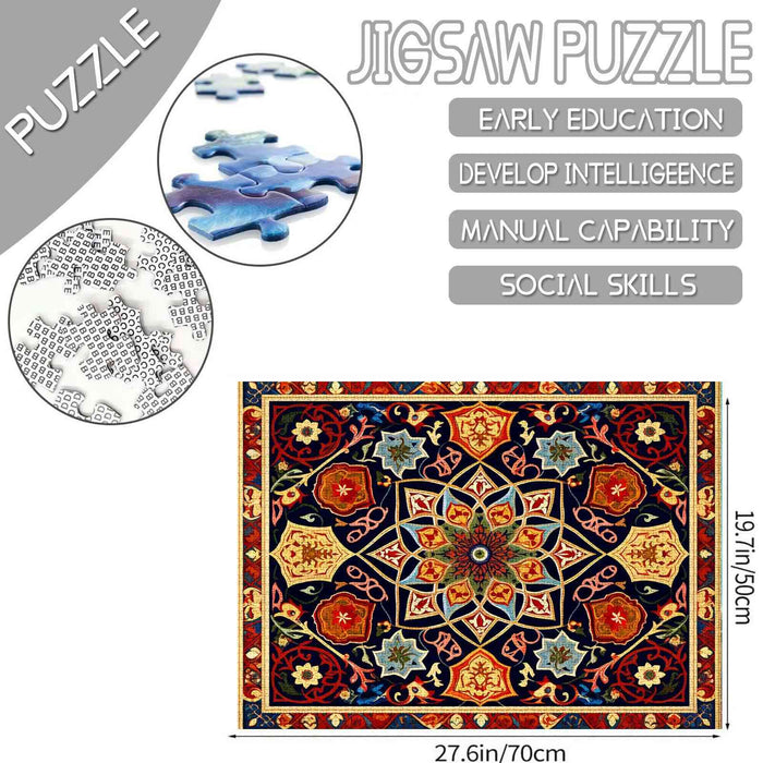 Mandala Flower Jigsaw Puzzles - Tucocoo