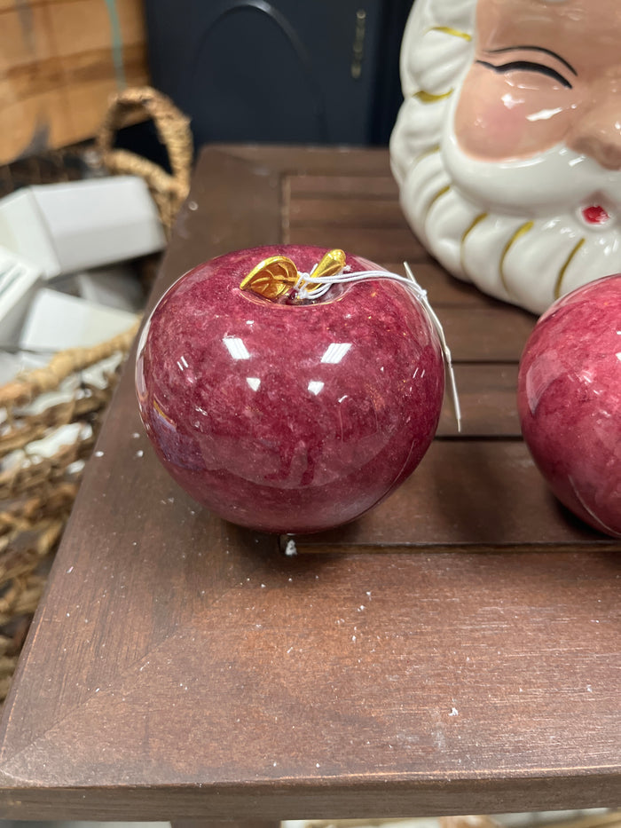 Marble Apple Paperweight