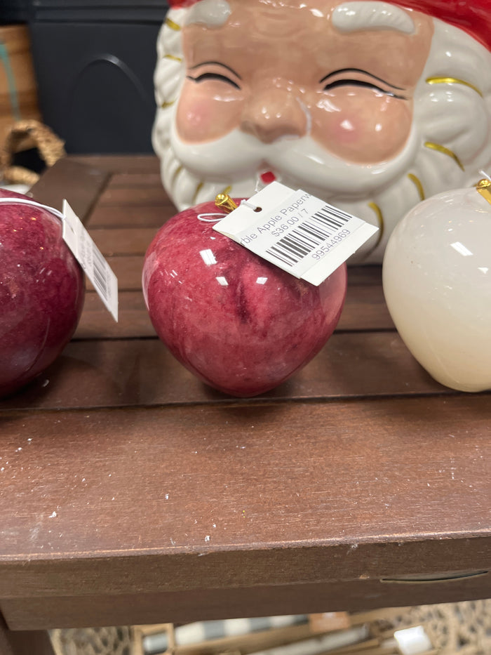 Marble Apple Paperweight