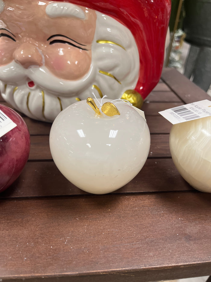Marble Apple Paperweight