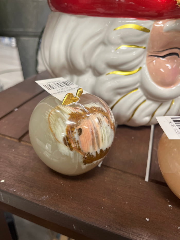 Marble Apple Paperweight