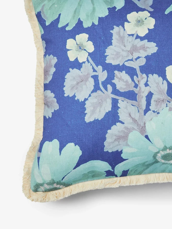 Marigold Blue Cushion