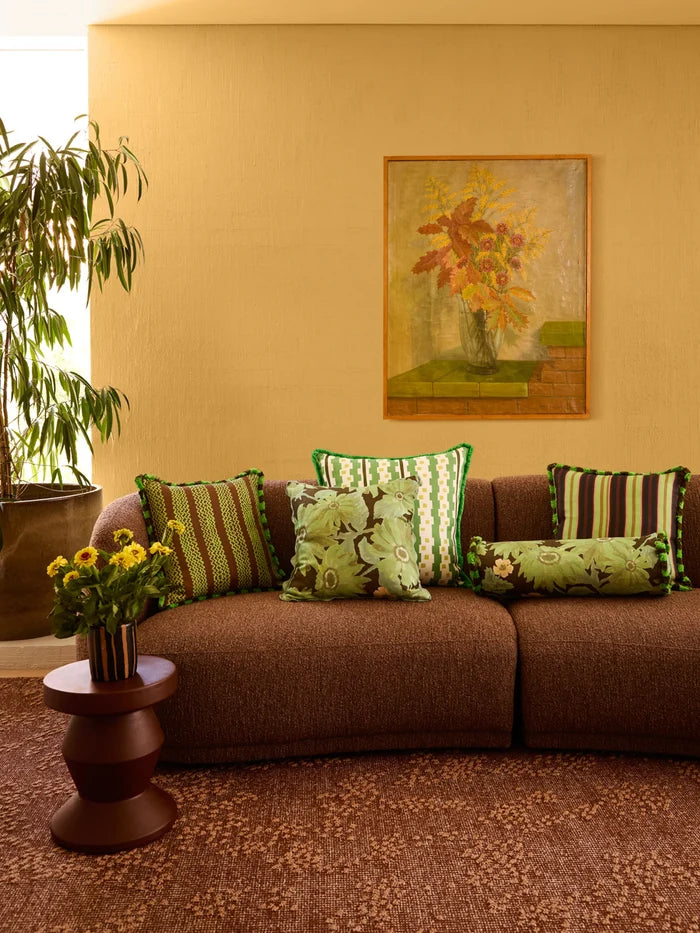 Marigold Khaki Cushion