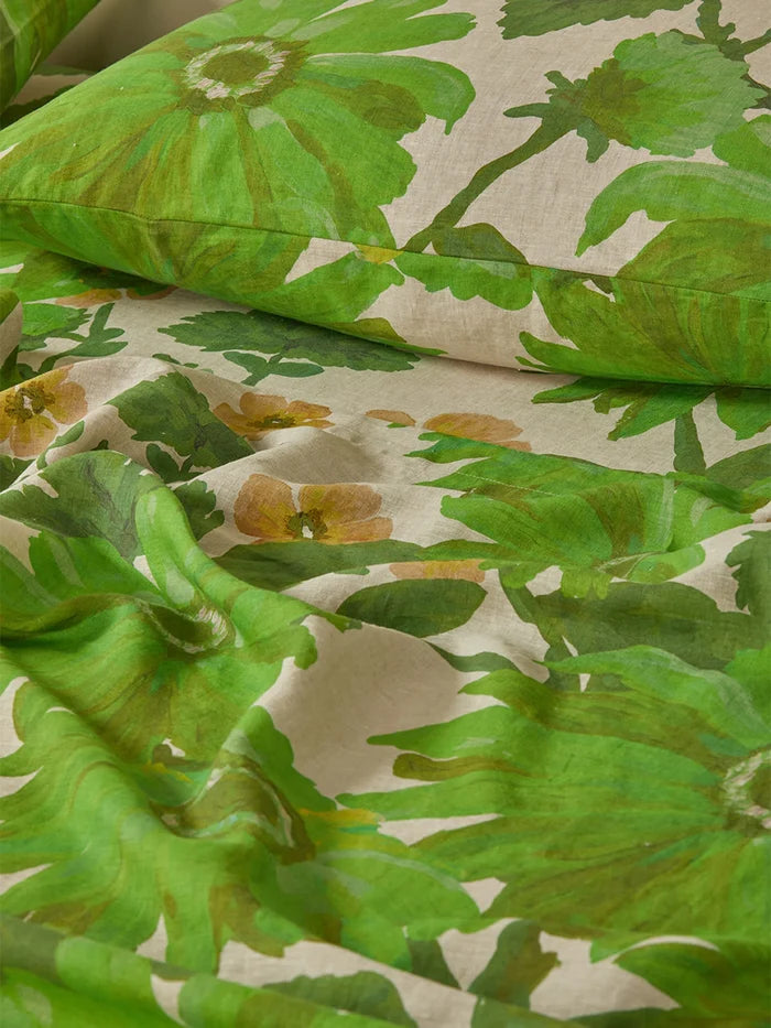 Marigold Leaf European Pillowcase Set