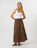 Marlia Skirt - Chocolate Spot