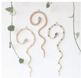 Medium Ceramic Wall Snake