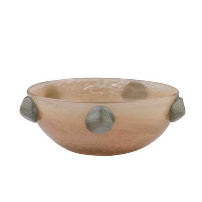 Miles Glass Bowl - Taupe
