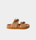 Mim Leather Slide - Light Tan