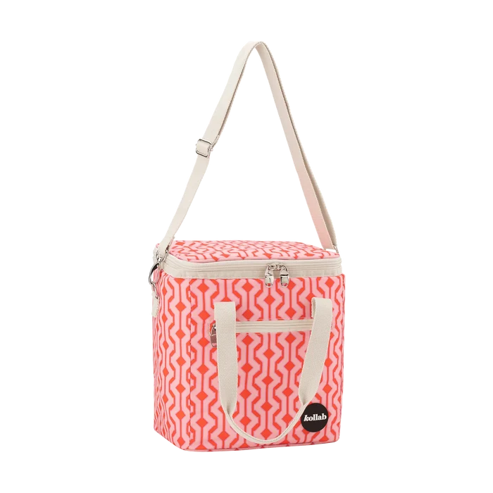 Mini Cooler - Cherry Zig Zag
