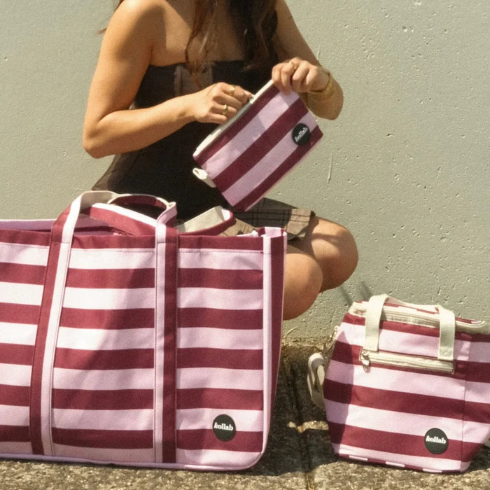 Mini Cooler - Coco Stripe