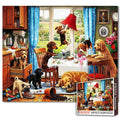 Mischievous Dogs Kitchen Chaos Jigsaw Puzzle