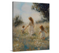 Mommy and Me, 2 Brunettes - Canvas