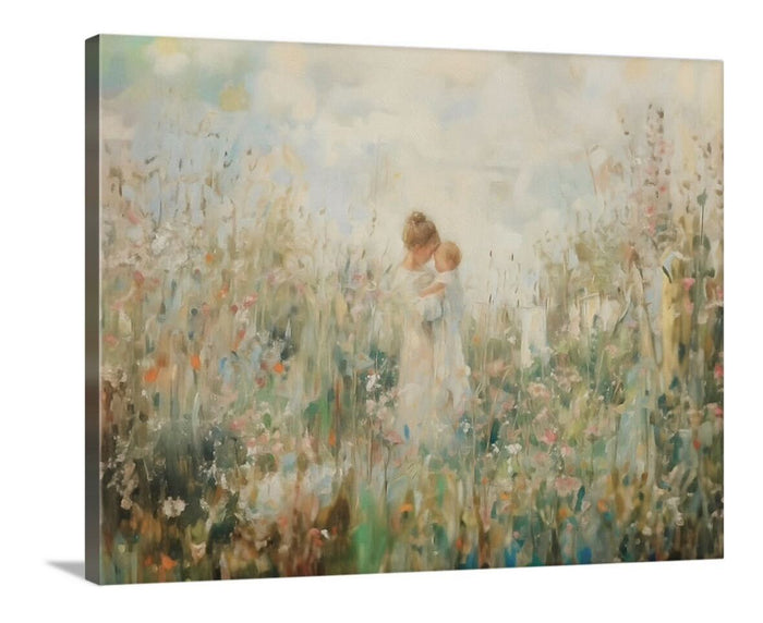Mommy and Me, Dirty Blonde Hair - Canvas