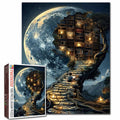 Moonlight Magic Library Jigsaw Puzzle