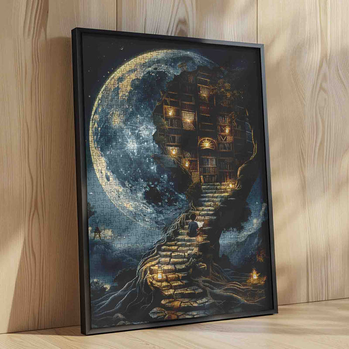 Moonlight Magic Library Jigsaw Puzzle