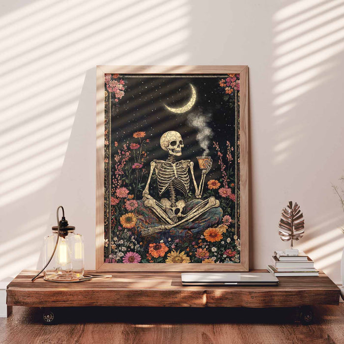 Moonlit Skeleton Jigsaw Puzzle