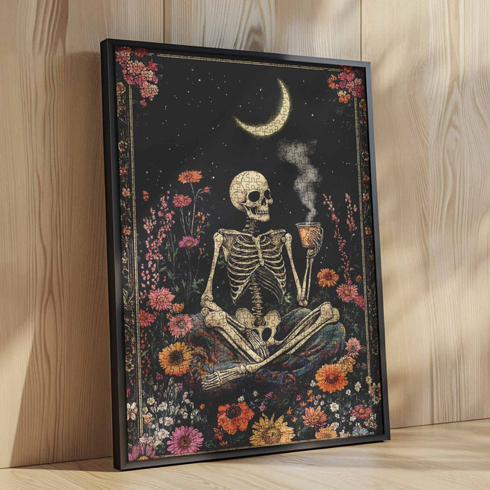 Moonlit Skeleton Jigsaw Puzzle