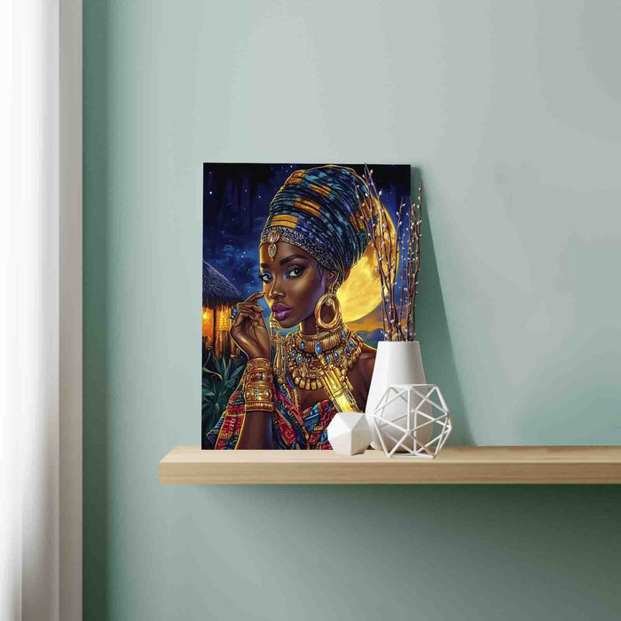 Moonlit Tribal Elegance Paint by Numbers