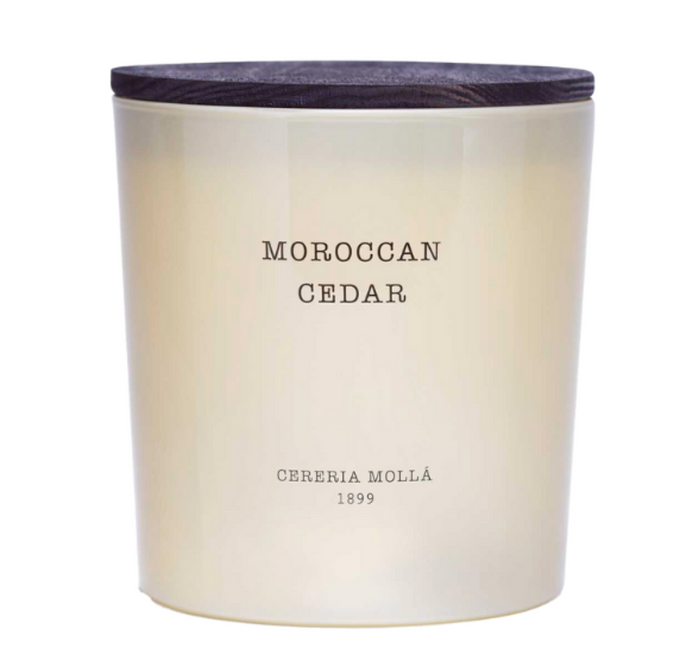 Moroccan Cedar Ivory Candle - 3 wick
