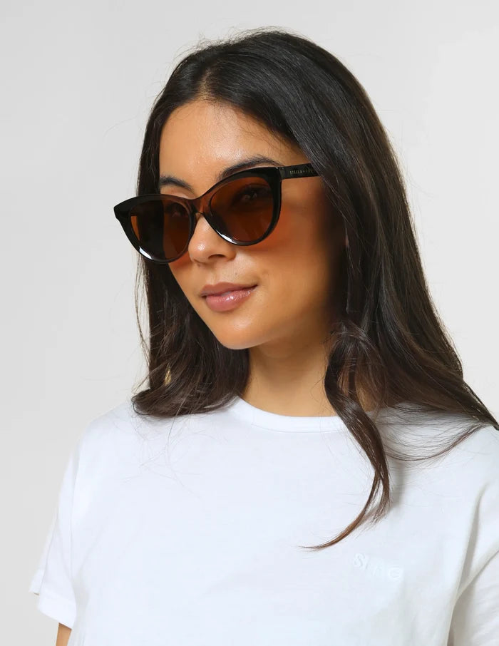 Morrison Sunglasses - Brown + Black