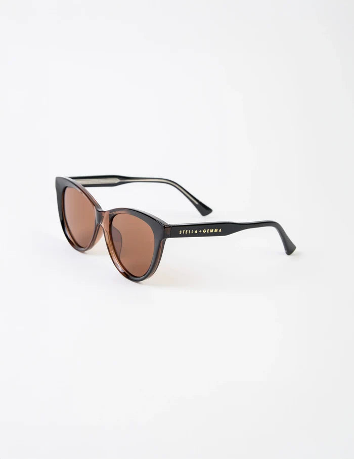 Morrison Sunglasses - Brown + Black