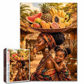 Mother and Child Harvest Jigsaw Puzzle