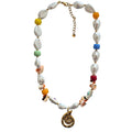 Mother Of Pearl Charm Necklace