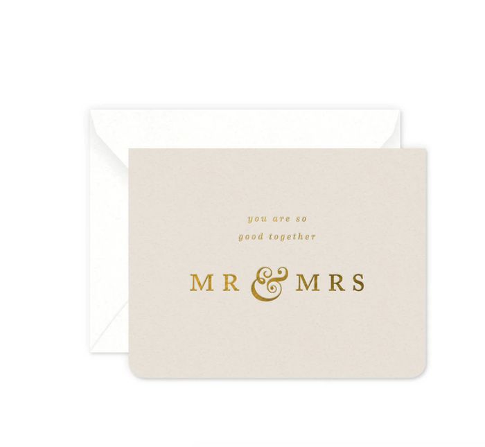 Mr & Mrs Greeting Card