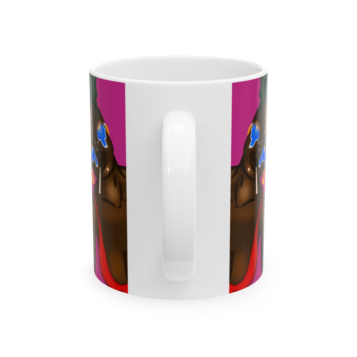 Mug — "Healing Through the Bullshit" Inspirational Ceramic Coffee Mug