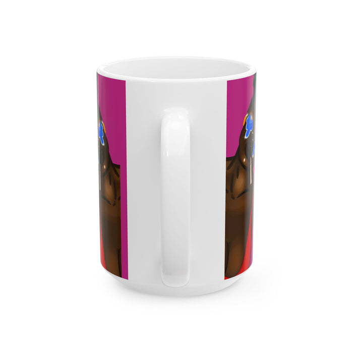Mug — "Healing Through the Bullshit" Inspirational Ceramic Coffee Mug