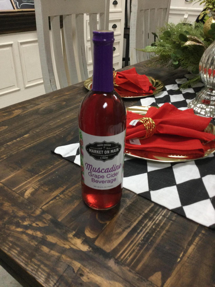 Muscadine grape cider