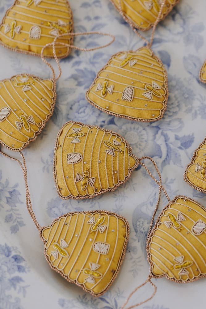 Mustard Handmade Beehive Spring Easter Decoration