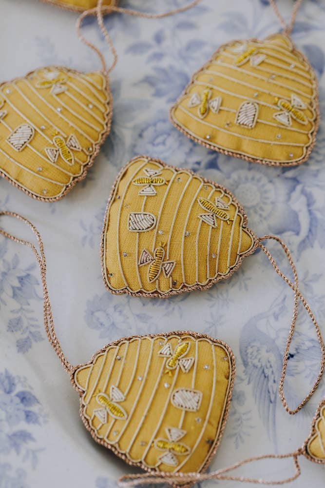 Mustard Handmade Beehive Spring Easter Decoration