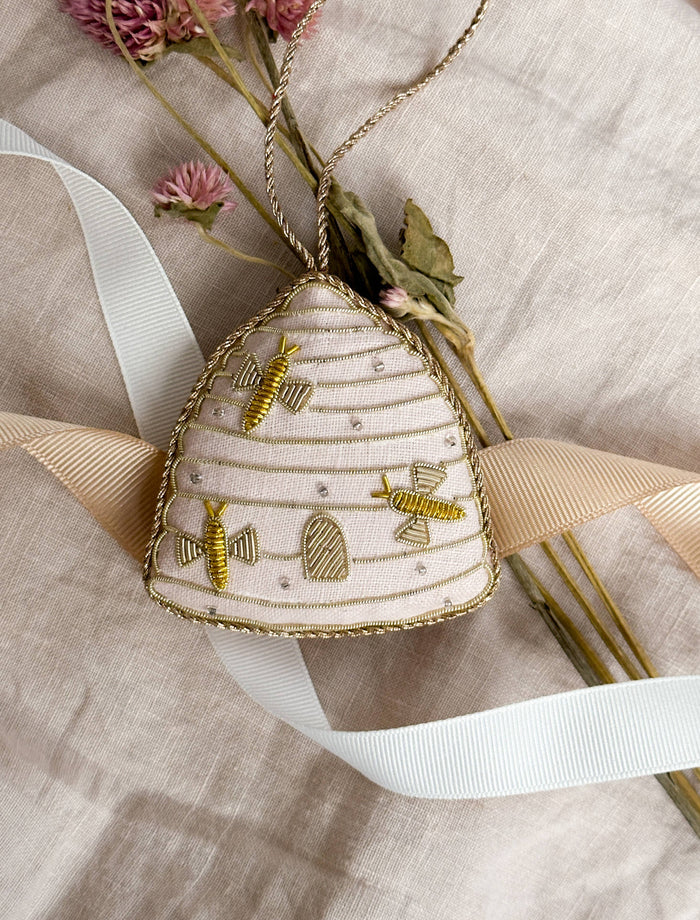Mustard Handmade Beehive Spring Easter Decoration