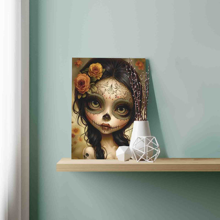 Mystic Sugar Skull Girl Paint by Numbers