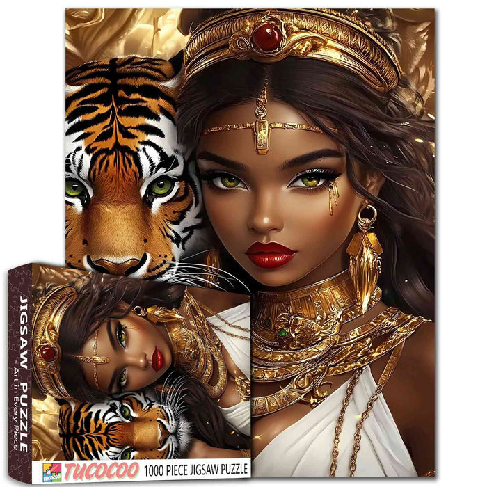 Mystic Tiger Queen Jigsaw Puzzle - Tucocoo