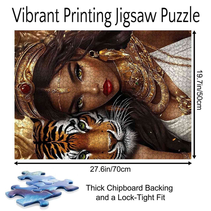 Mystic Tiger Queen Jigsaw Puzzle - Tucocoo