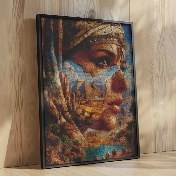 Mystical Egypt Desert Queen Jigsaw Puzzle